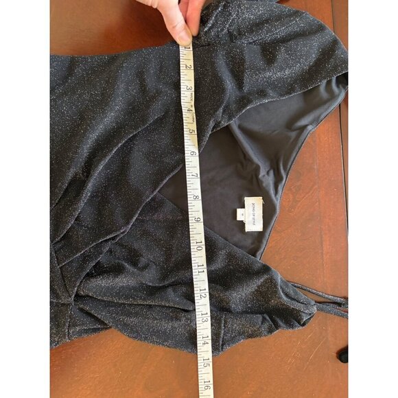 REVOLVE Song of Style NWT Wilbur Midi Dress in Black Metallic Size Medium - Picture 9 of 13